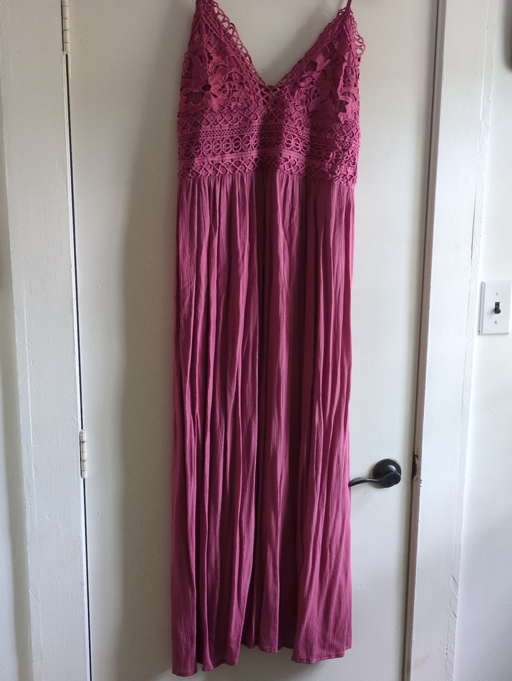 Rebellion Pink Embroidery Bodice Maxi Dress